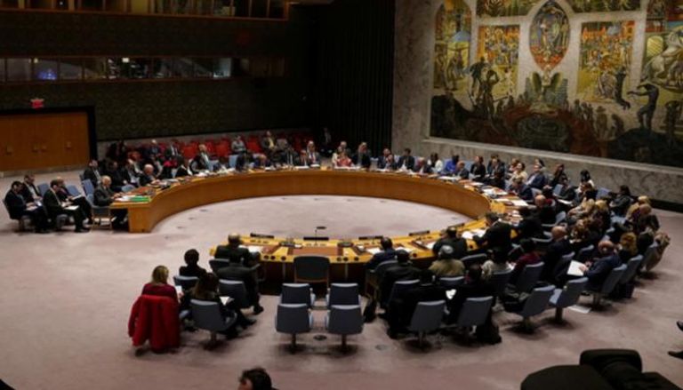 جلسة سابقة لمجلس الأمن الدوليي