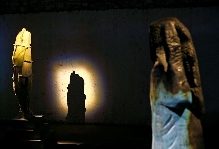 تمثال ميلانيا ترامب المحروق