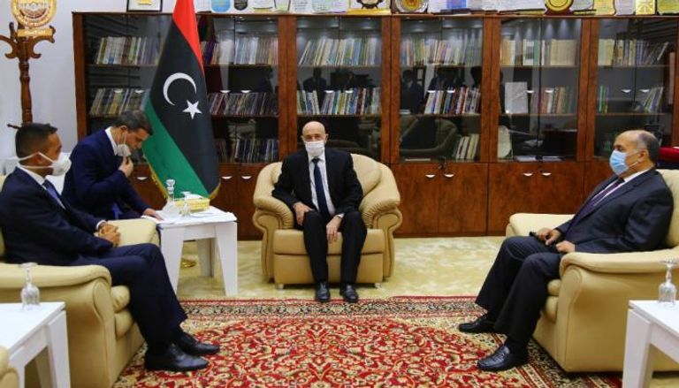 وزير الخارجية الإيطالي ورئيس مجلس النواب الليبي 