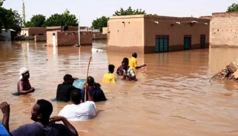 السيول اجتاحت المنازل في بعض مناطق السودان