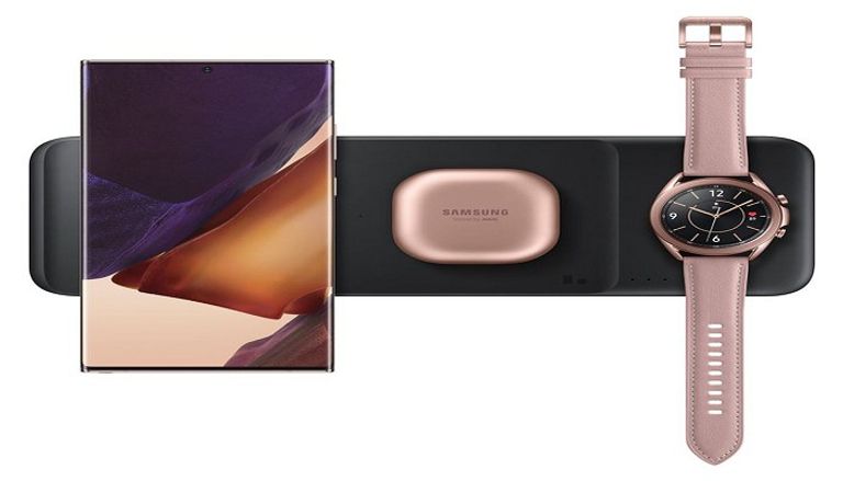 شاحن سامسونج اللاسلكي تريو Trio الذي سيأتي باللون الأبيض أو الأسود