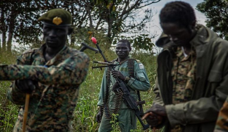 عناصر من جبهة الإنقاذ الوطني بجنوب السودان- أرشيفية قوات تابعة للأمم المتحدة في جنوب السودان- أرشيفية