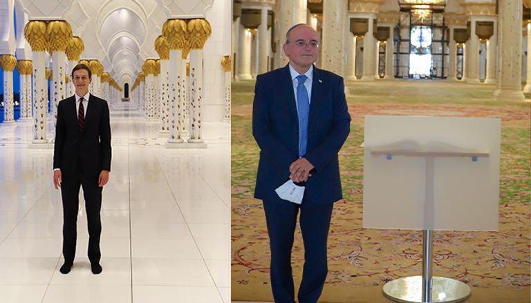 مئير بن شابات في جامع الشيخ زايد