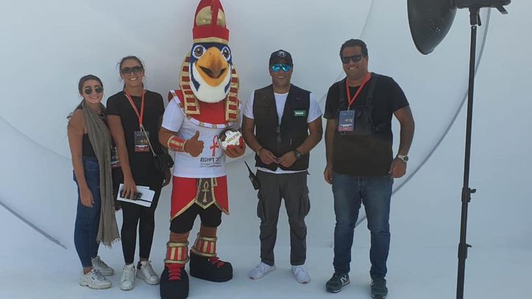 "حورس" تميمة مونديال اليد  شعار مونديال اليد بمصر