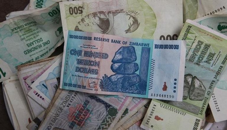 دولار زيمبابوي من فئة 100 تريليون 