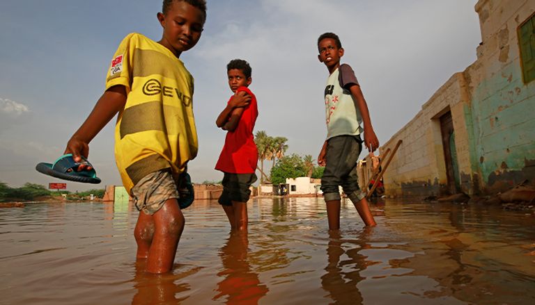 السودان يعاني من السيول والفيضانات