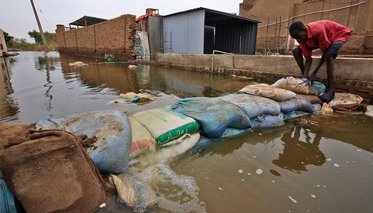 السودان يعاني من السيول والفيضانات