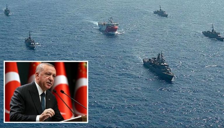 أردوغان يلوح بالقوة العسكرية في أزمة اليونان