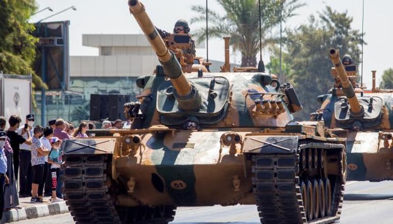 دبابة تركية في قبرص المحتلة