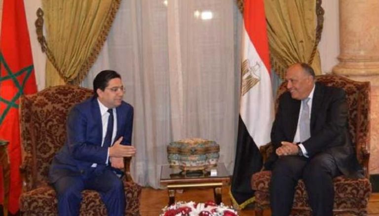 وزير الخارجية المصري ونظيره المغربي - أرشيفية