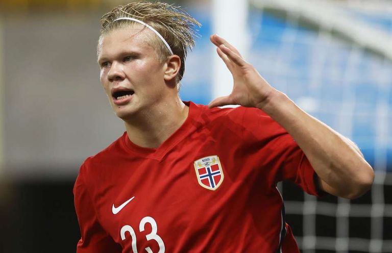 احتفال هالاند على طريقة ميتشو