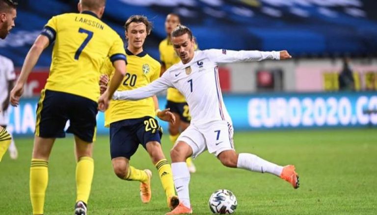 مباراة فرنسا والسويد في دوري الأمم الأوروبية