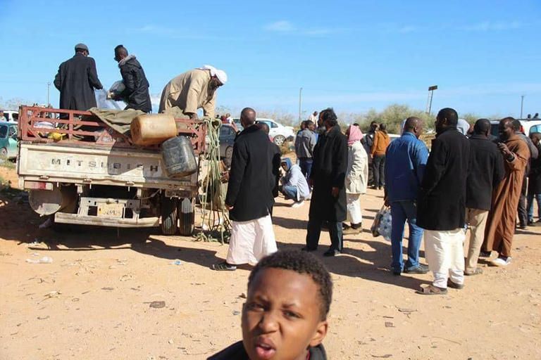 مخيم لأهالي تاورغاء - أرشيفية