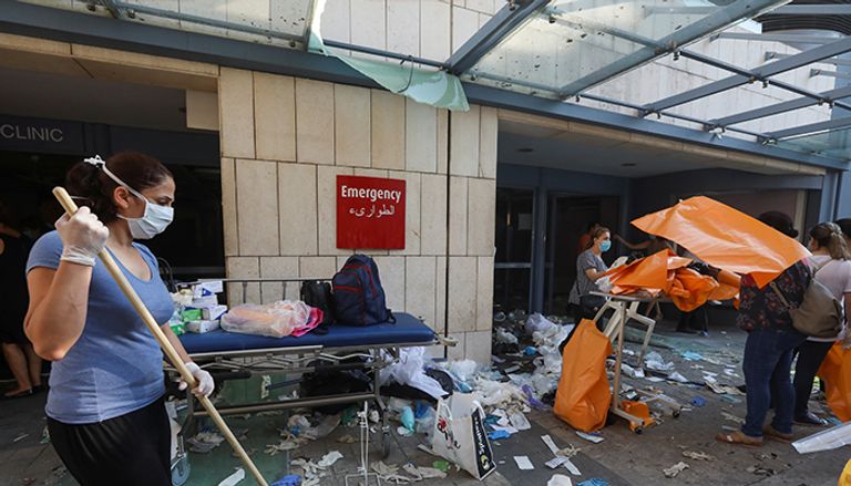 صورة أرشيفية لانفجار مرفأ بيروت