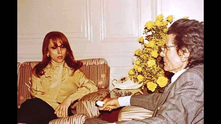 الموسيقار المصري رياض السنباطي، والمطربة اللبنانية فيروز