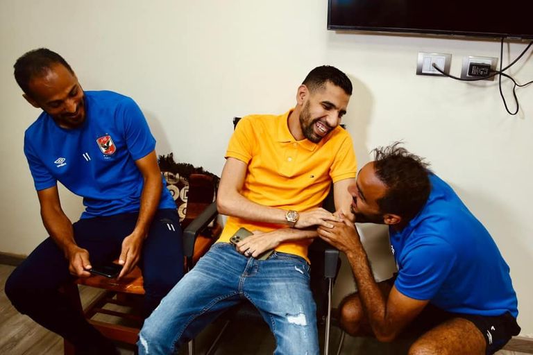 مؤمن زكريا لاعب الأهلي المصري