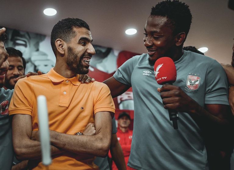 مؤمن زكريا لاعب الأهلي المصري