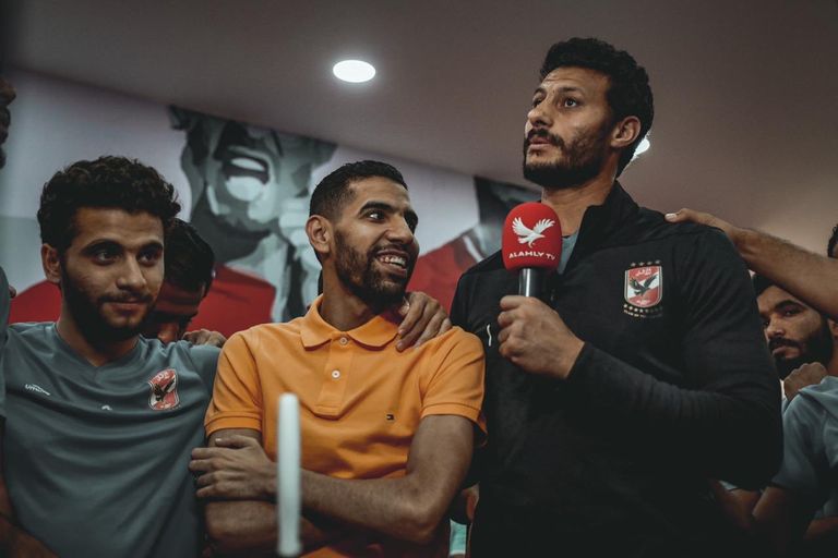 مؤمن زكريا لاعب الأهلي المصري