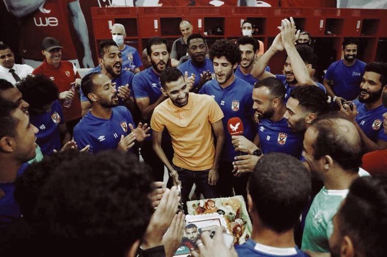 مؤمن زكريا لاعب الأهلي المصري