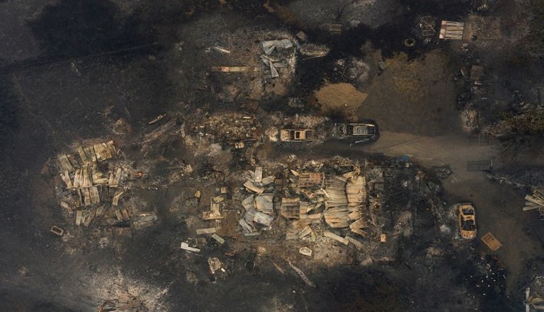 حرائق غابات كاليفورنيا