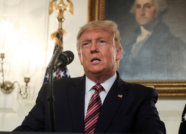 الرئيس الأمريكي دونالد ترامب