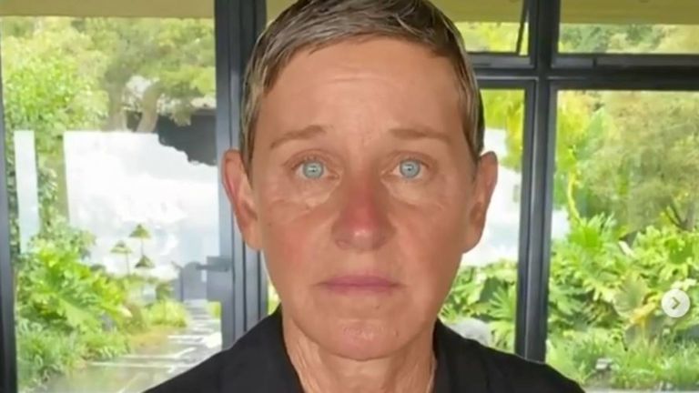 المذيعة التلفزيونية إيلين دي جينيريس