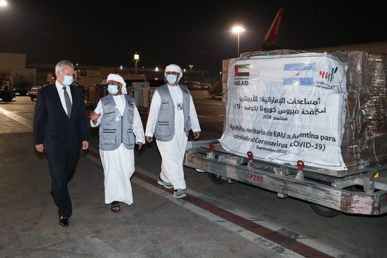 المساعدات الإماراتية إلى الأرجنتين