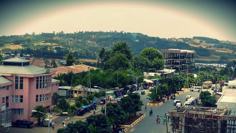 مدينة دبر تابور  شمال إثيوبيا 