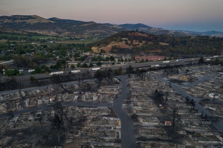 حرائق الغابات في أمريكا