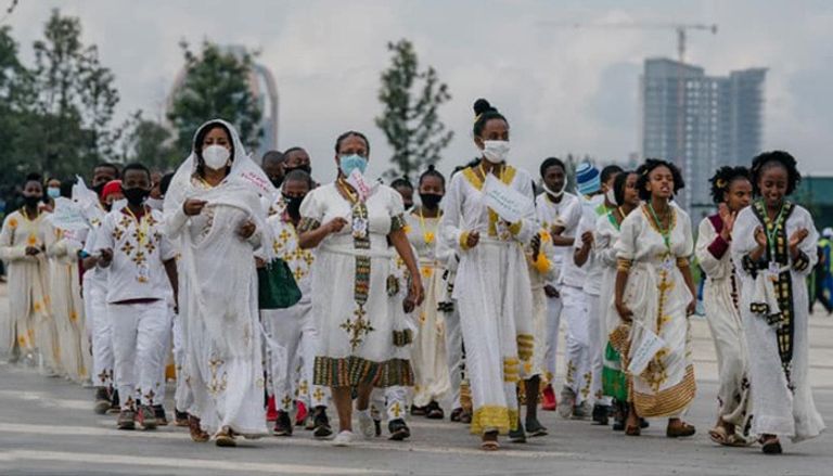 جانب من احتفالات إثيوبيا بعامها الجديد