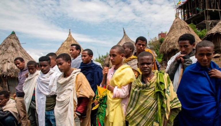 تلاميذ في مدرسة "أبنت" الإثيوبية