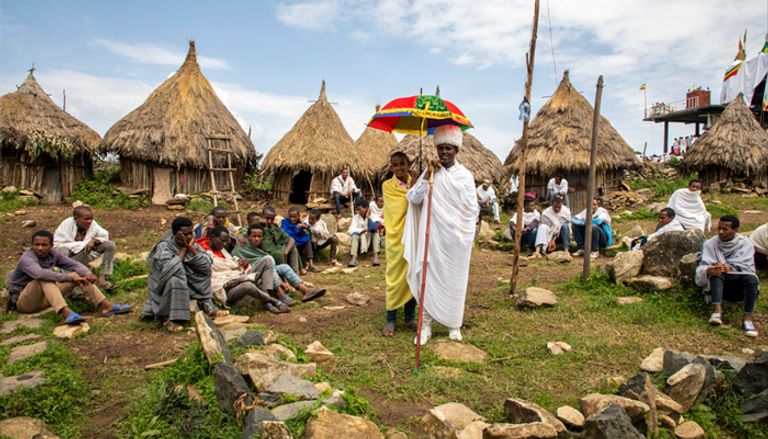 تلاميذ في مدرسة "أبنت" الإثيوبية