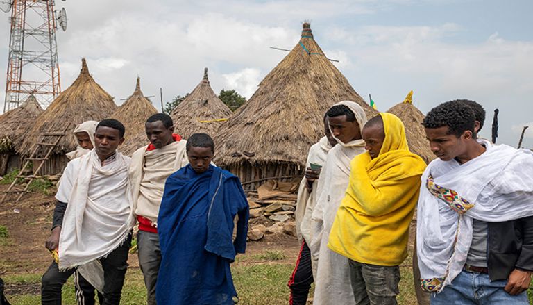 تلاميذ في مدرسة "أبنت" الإثيوبية