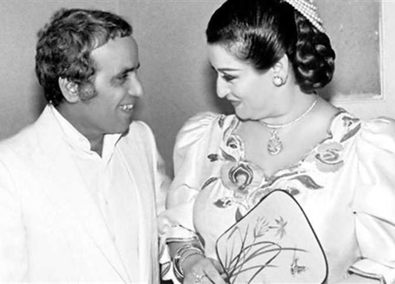 الموسيقار المصري بليغ حمدي، والمطربة وردة الموسيقار بليغ حمدي