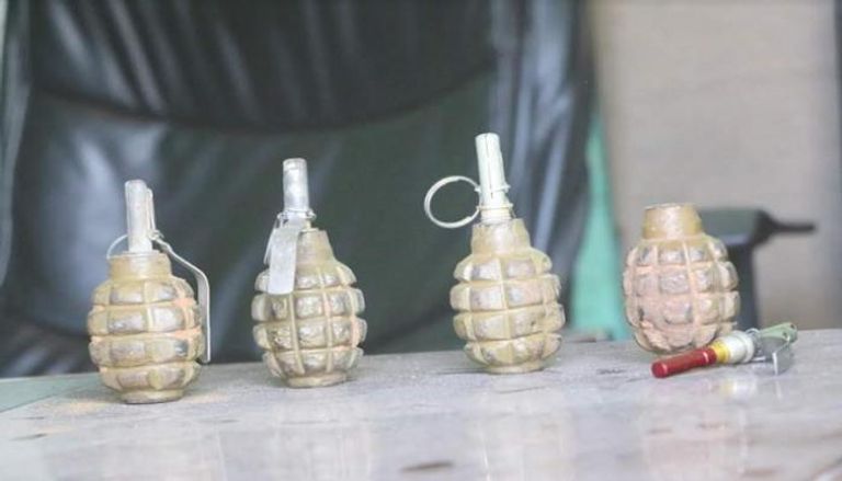 عدد من المتفجرات التي عثرت عليها القوات الصومالية