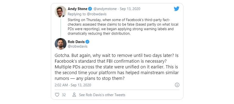 فيسبوك تعتزم إزالة المعلومات الكاذبة عن حرائق الغابات بولاية أوريجون