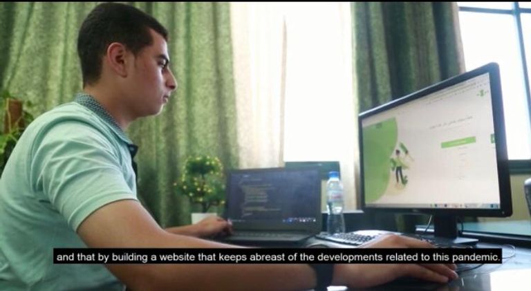 الطالب الفلسطيني محمود الحداد