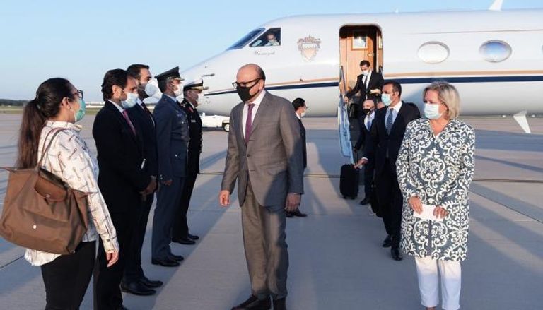 وصول وزير الخارجية البحريني إلى واشنطن 