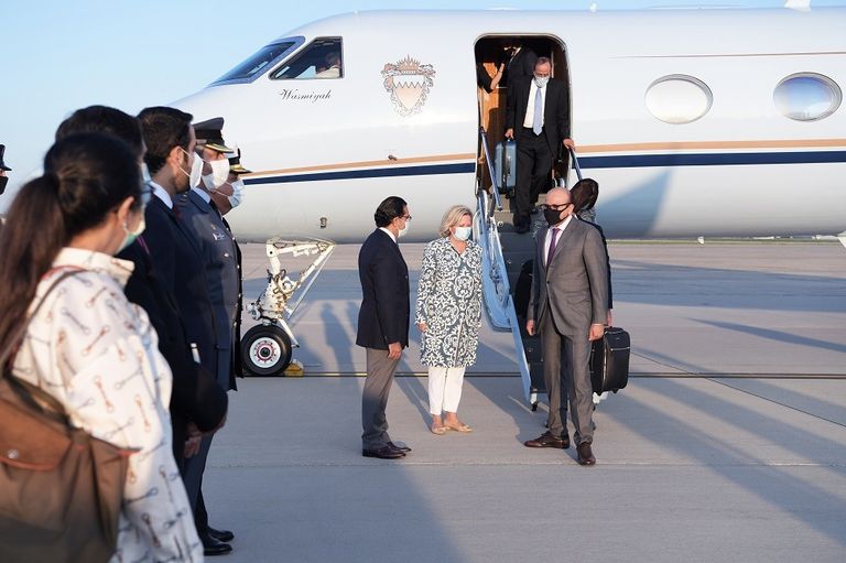 وصول وزير الخارجية البحريني إلى واشنطن