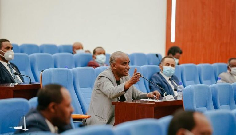 جانب من اجتماع قادة الأحزاب السياسية بإثيوبيا