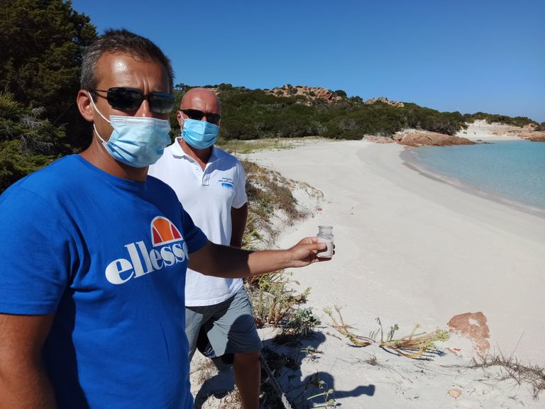 شاطئ جزيرة بوديلي في إيطاليا