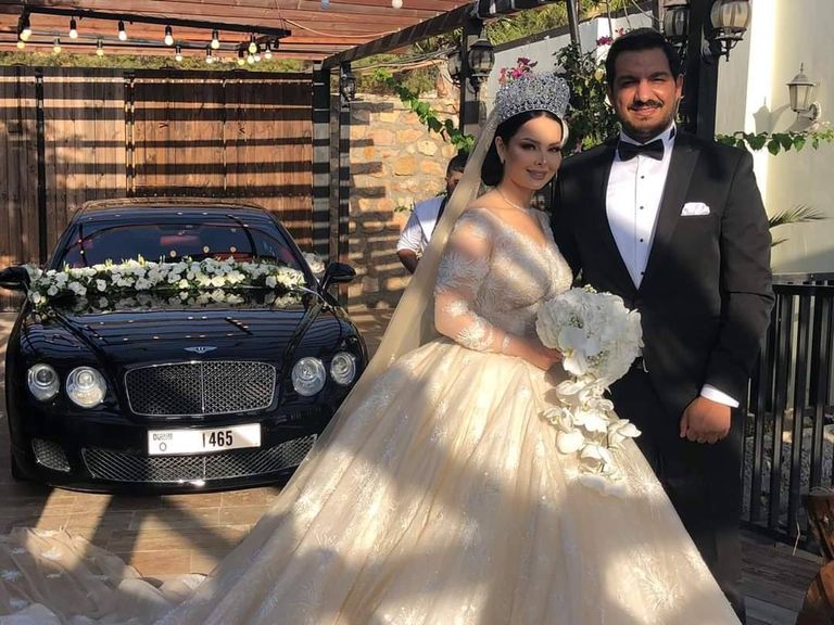 زفاف ديانا كرزون ومعاذ العمري