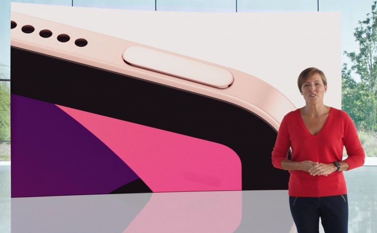 مستشعر بصمة Touch ID مدمج في "الزر العلوي" من جهاز iPad Air جهاز iPad من الجيل الثامن