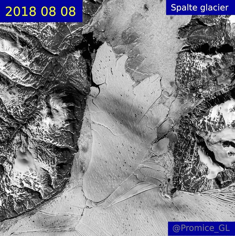 انفصال الكتل الجليدية الضخمة يمهد لانصهارها ورفع منسوب مياه البحار