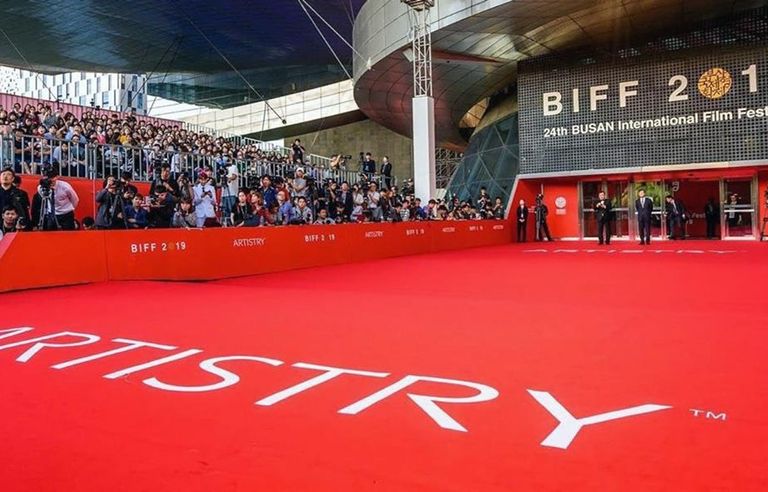 جانب من فعالية سابقة لمهرجان بوسان السينمائي