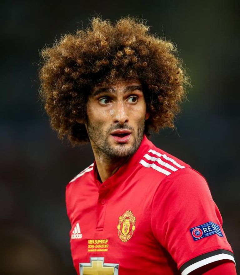 البلجيكي مروان فيلايني لاعب مانشستر يونايتد السابق