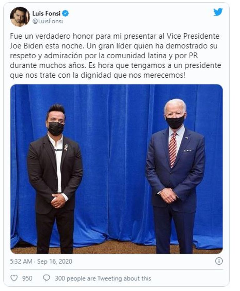 بايدن تصدر مواقع التواصل اللجتماعي عقب مشهد التمايل