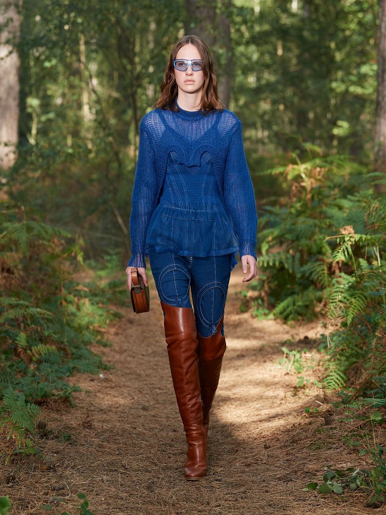 عرض أزياء لدار "بوربري" 