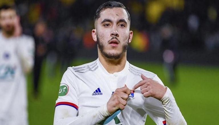 ريان شرقي لاعب ليون الفرنسي