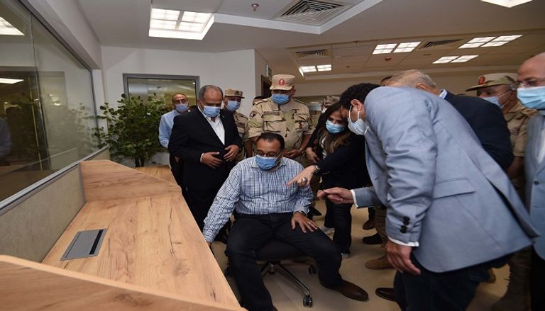 تدشين أول مقر للحكومة المصرية في العاصمة الإدارية مقر وزارة المالية في العاصمة الإدارية الجديدة